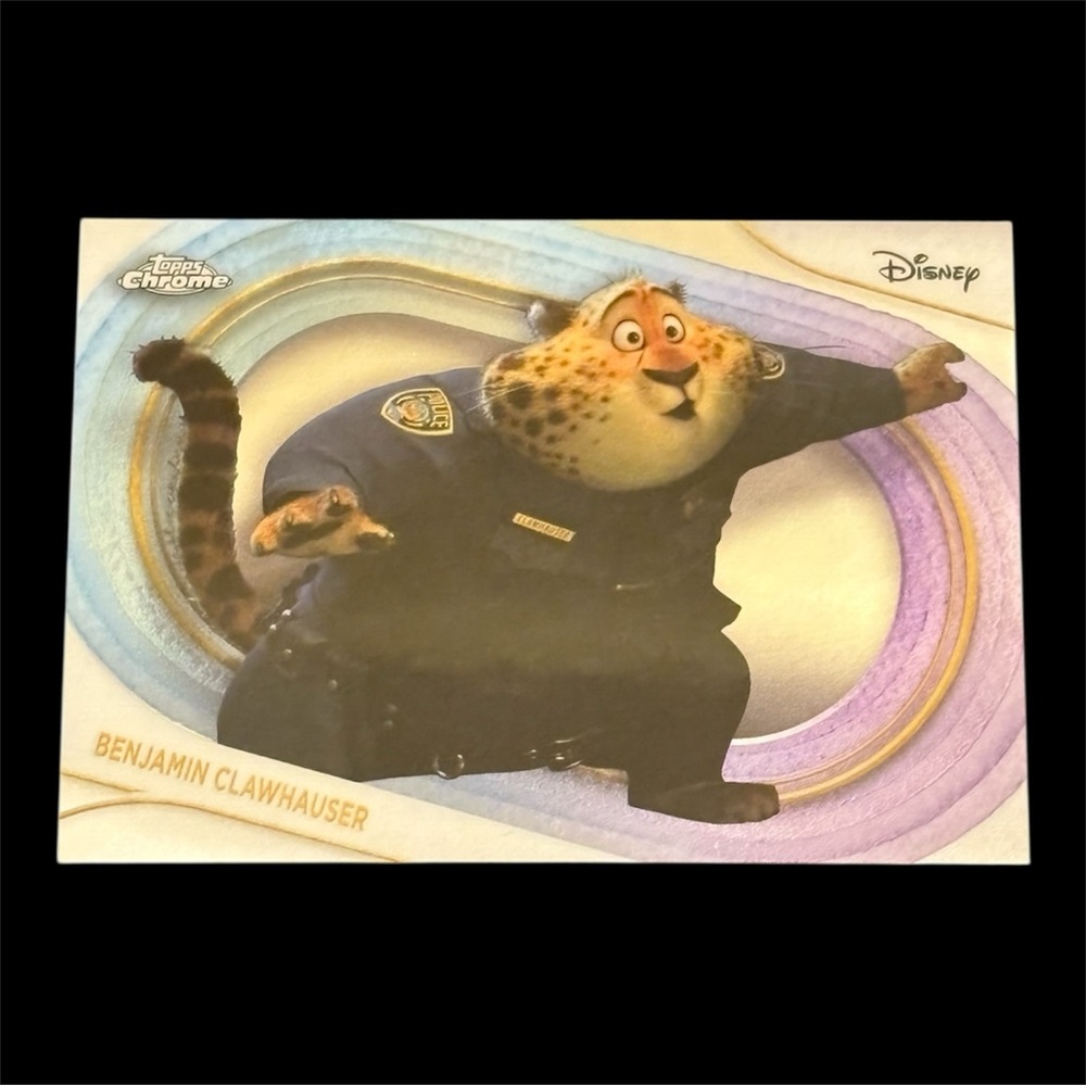 [5/$15] 2025 TOPPS CHROME DISNEY BENJAMIN CLAWHAUSER ZOOTOPIA - BASE CARD #169